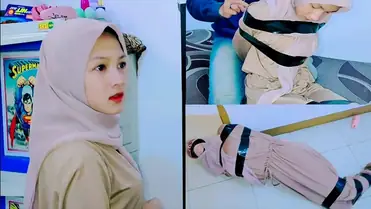 Bokep Indo Salwa Ukhti Jilbab Main di Kebun poster